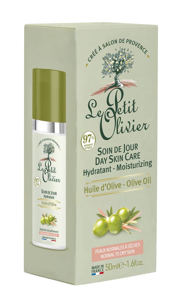 LE PETIT OLIVIER Feuchtigkeitsspendende intensive Tagespflege<br>50 ml, mit Olivenöl