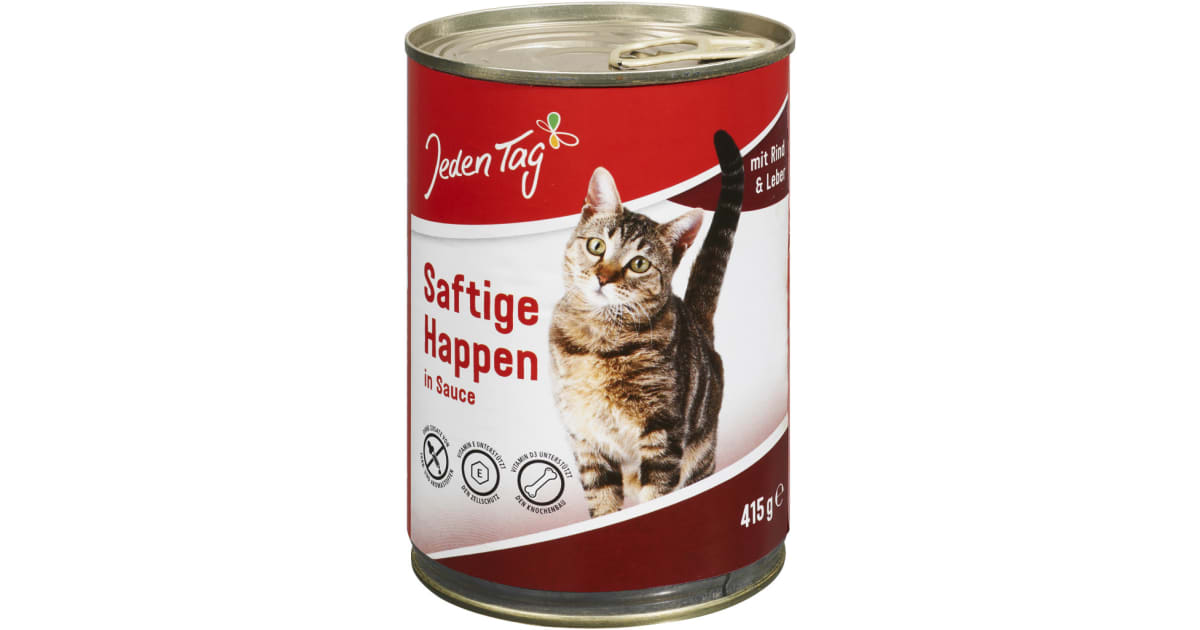 Jeden Tag Zarte Stücke mit Rind & Leber