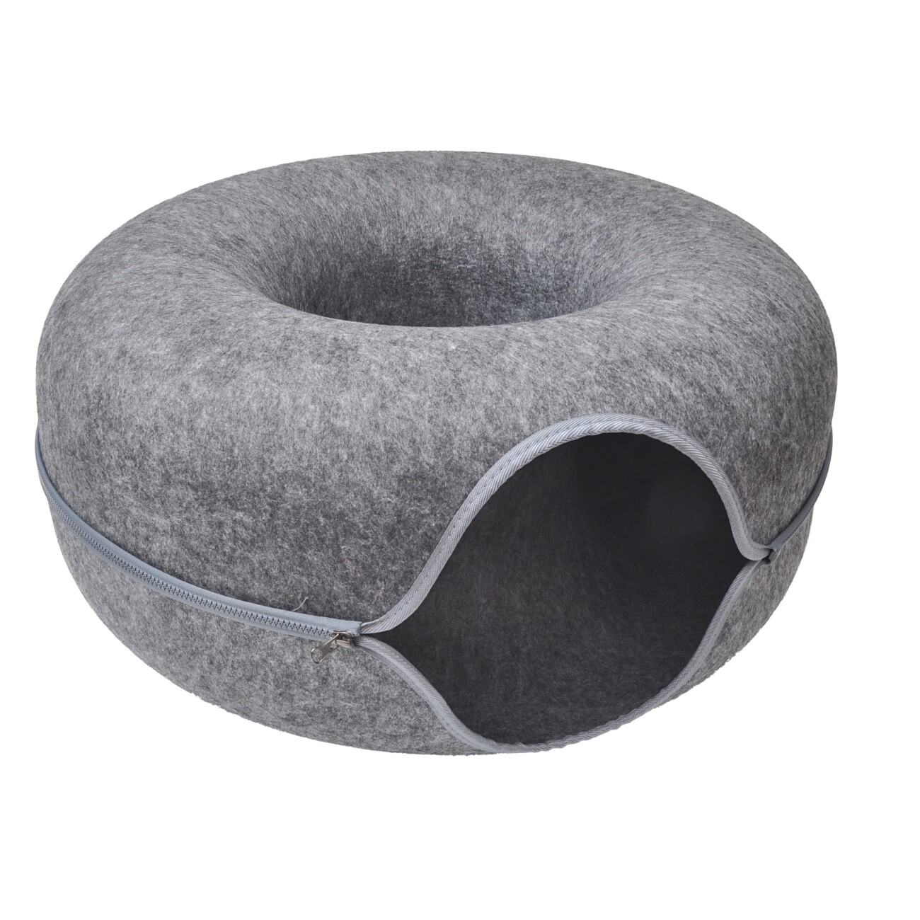 Aumüller Donut Katzentunnel 60 cm grau