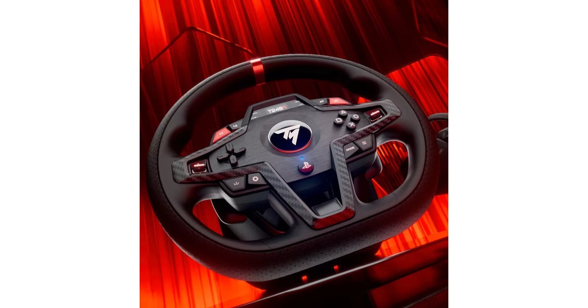 ThrustmasterT248R stuur  (Zwart, Playstation 4, Playstation 5, Pc)