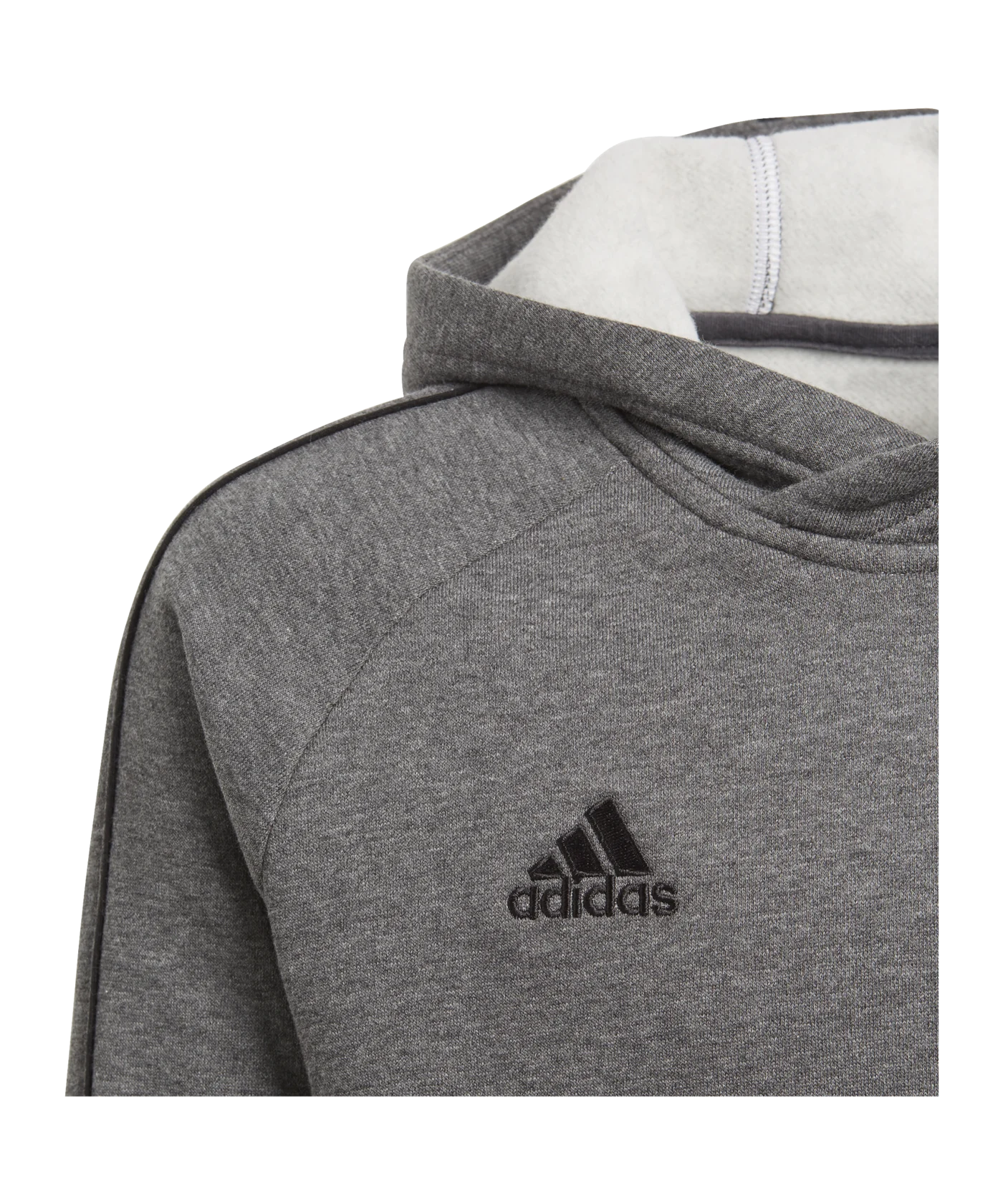 adidas Core 18 Hoody Kapuzensweatshirt Kids Grau