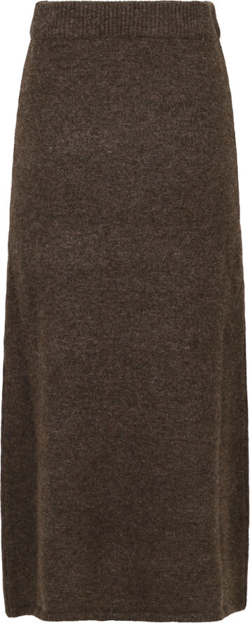 Neo Noir Ashanti Knit Skirt Brown melange