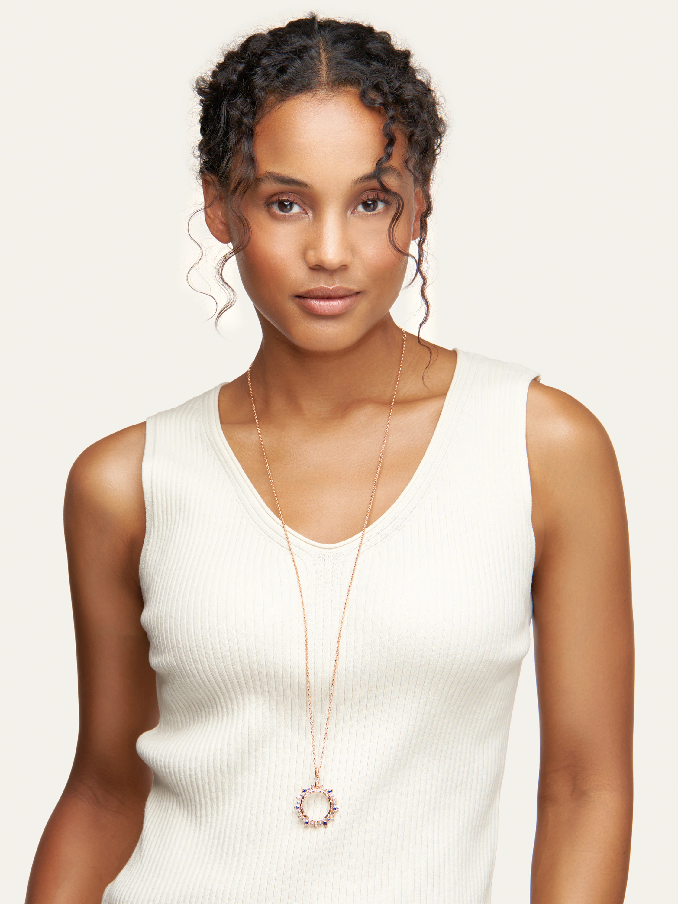 TAMARA COMOLLI Anhänger PENDANT GYPSY 'OCEAN' SUN LARGE 18K Roségold