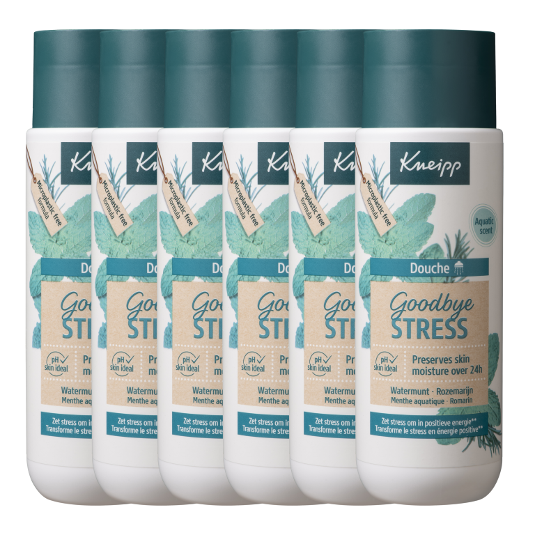 6x Kneipp Goodbye stress douche (200 ml)