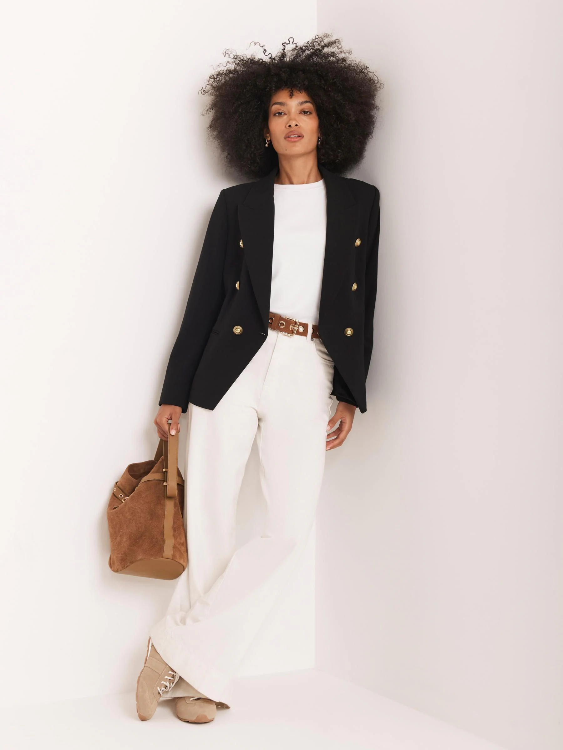 Mint Velvet blazer met dubbele rij knopen