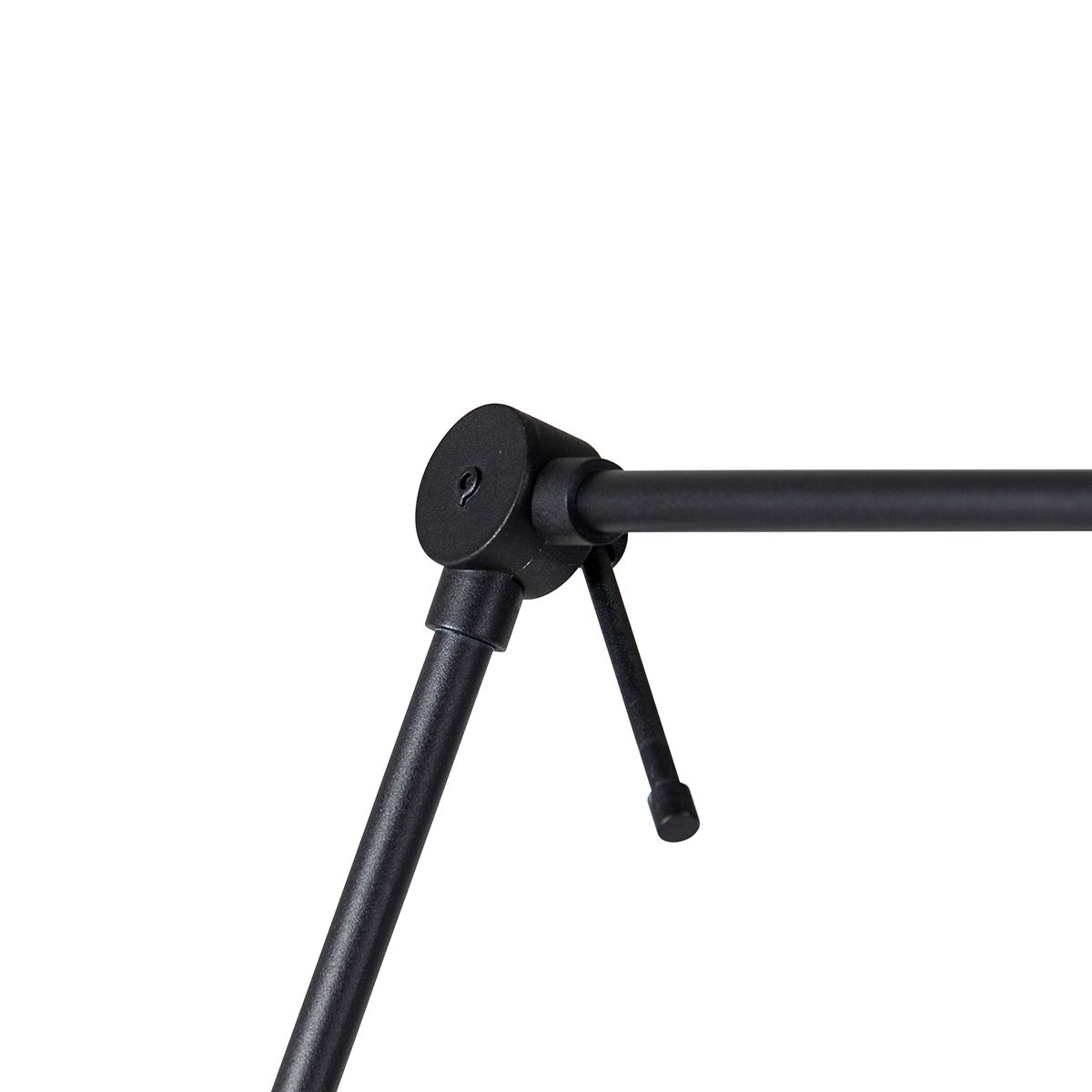 Moderne wandlamp zwart verstelbaar - Blitz