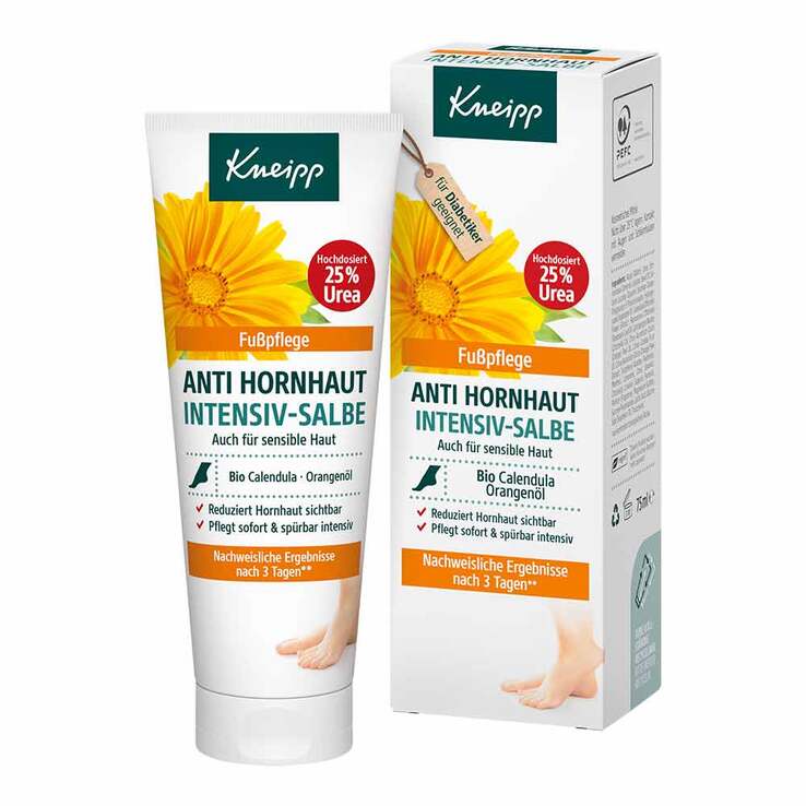 Kneipp Anti Hornhaut Intensiv-Salbe Fußpflege, 75 ml