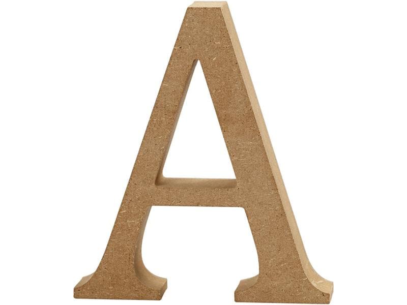 Creativ Company Holzbuchstabe A 1 Stück Holzbuchstabe aus MDF