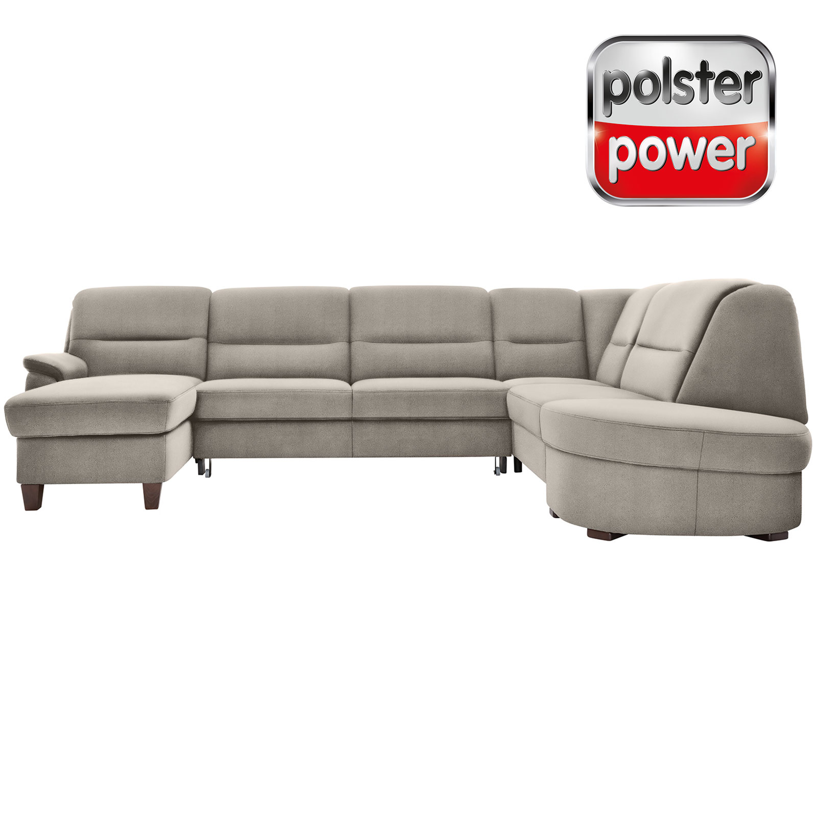 polsterpower Wohnlandschaft - Holiday alu - Basismodell - links