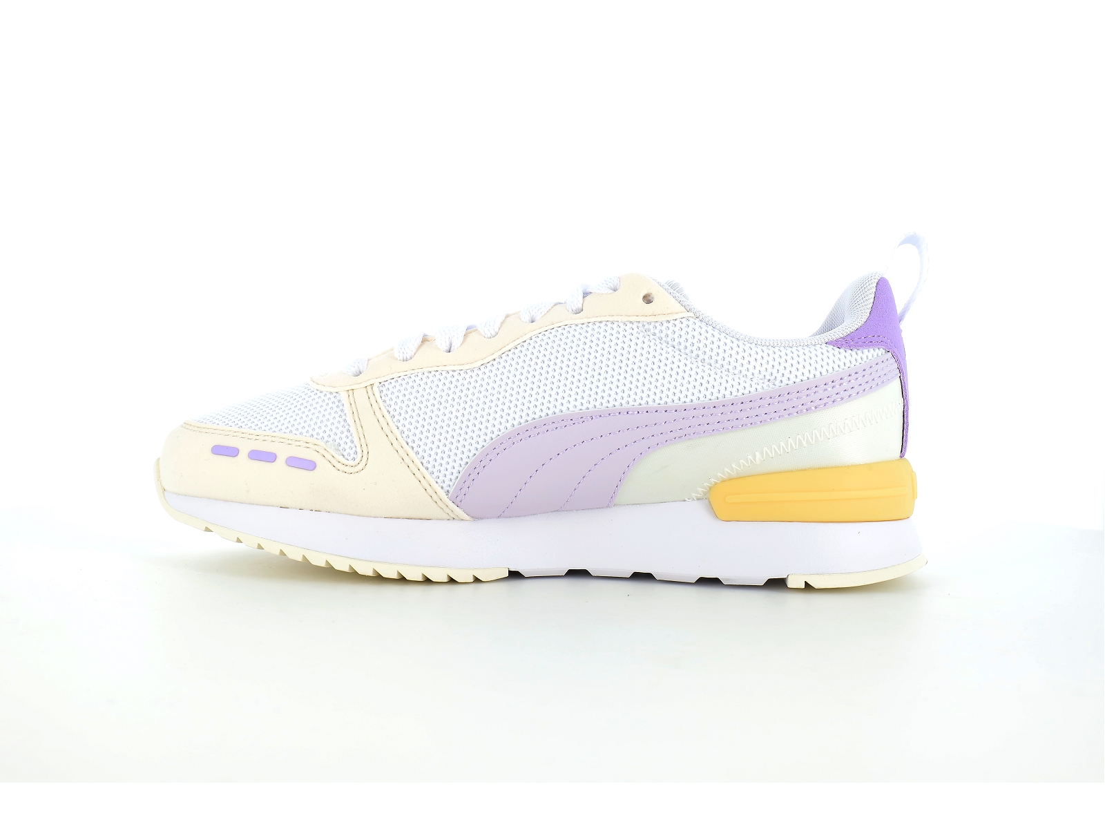 Puma-373117 Matières combinées Blanc Violet