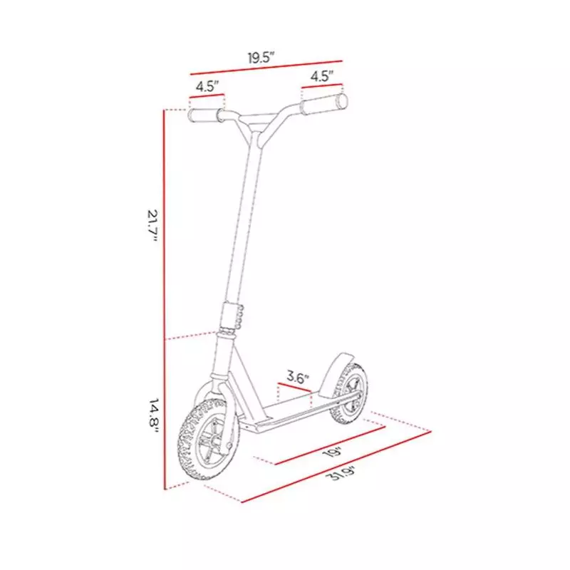 Trottinette urbaine STREET SURFING dirt street rush xtreme