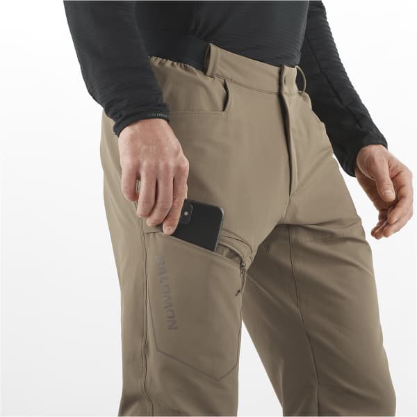Pantalon randonnée SALOMON WAYFARER WARM PANTS SHITAKE