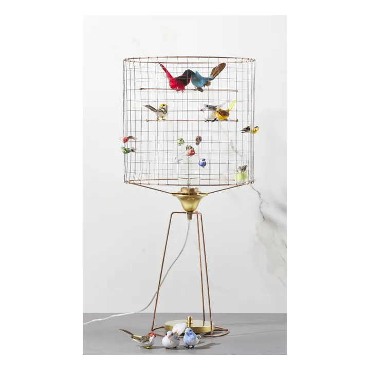 Mathieu Challières Lampe haute à poser volière