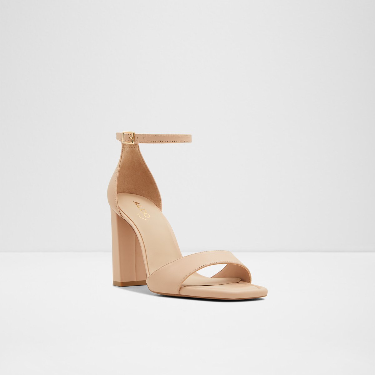 Enaegyn Light Beige Women Heeled sandals