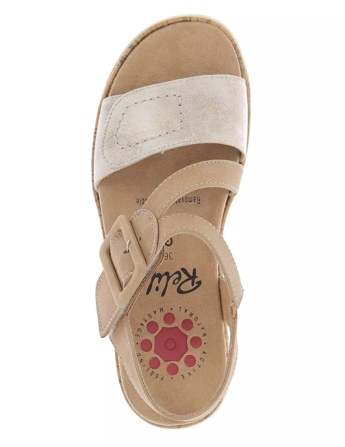 RELIFE 4717 22708 11 - Sandales & nu-pieds Camel