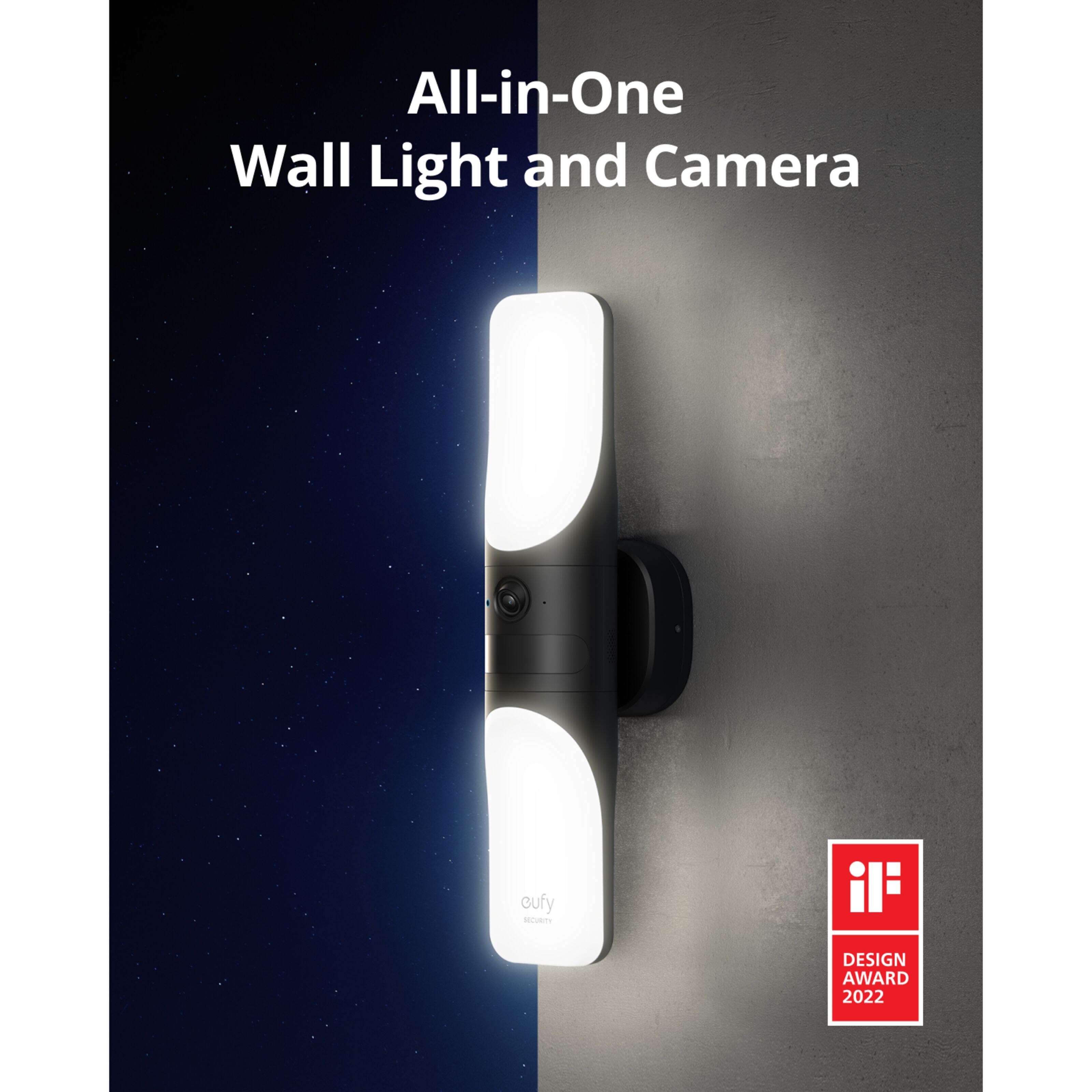 Eufy Vegglampe med kamera S100