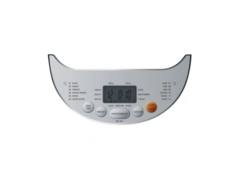 Steba BM 3 - Brødmaskine - 540 W - hvid/sølv