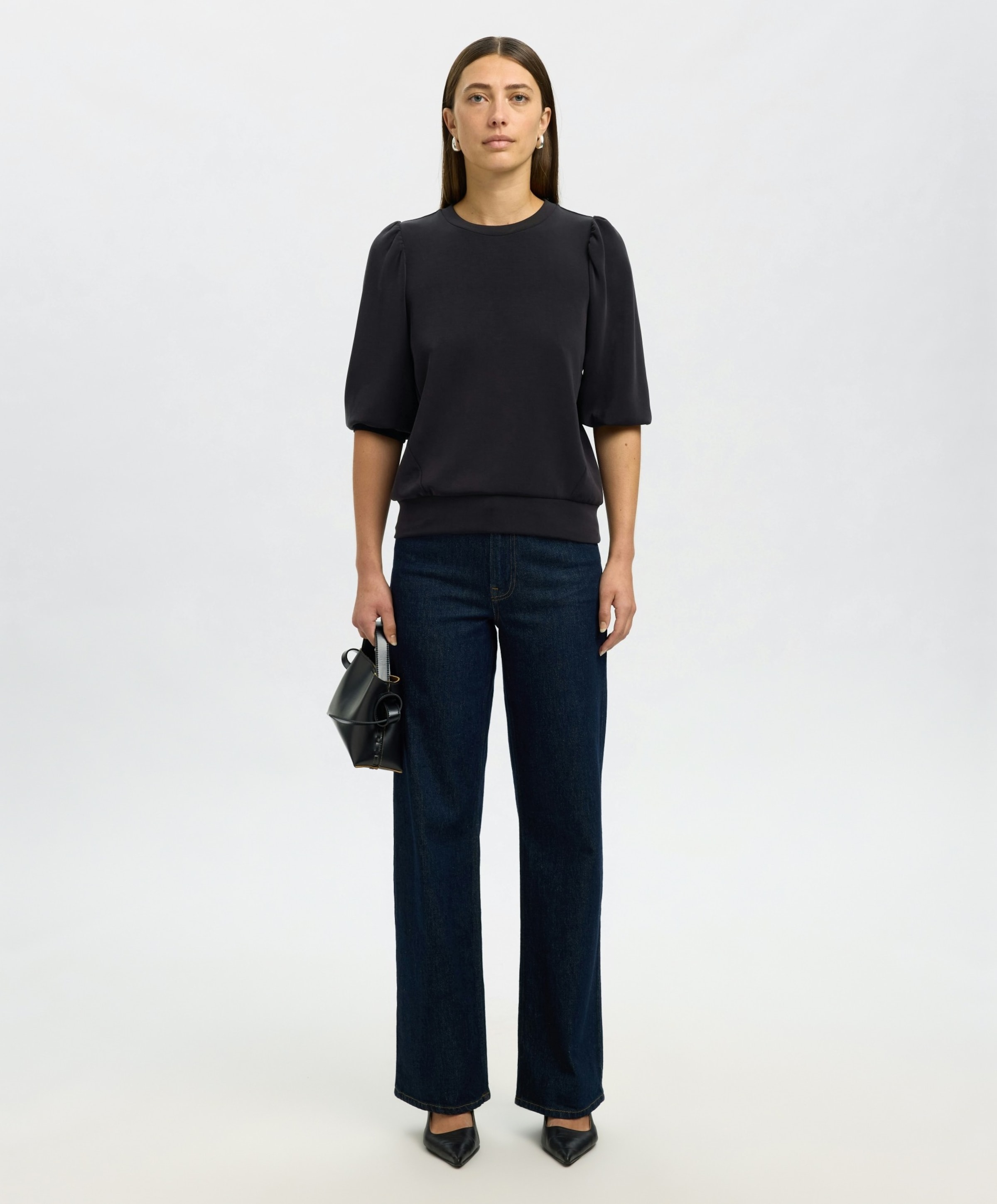 Selected Dames sweater zwart
