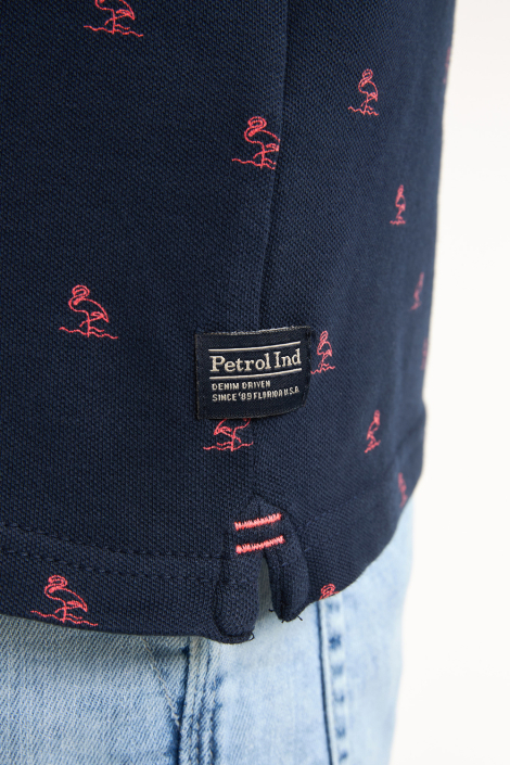 Petrol Industries blauwe heren polo