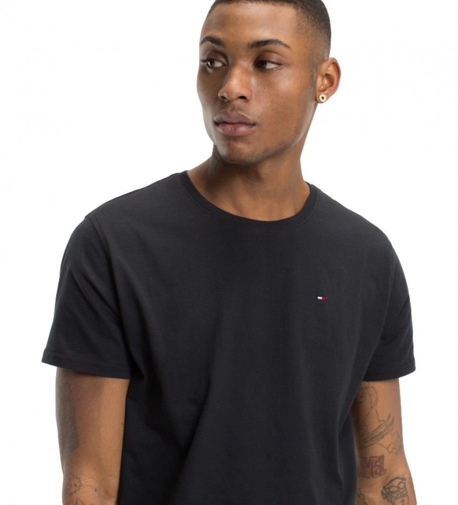 Camiseta Tommy Jeans Original TJM Jersey, preta