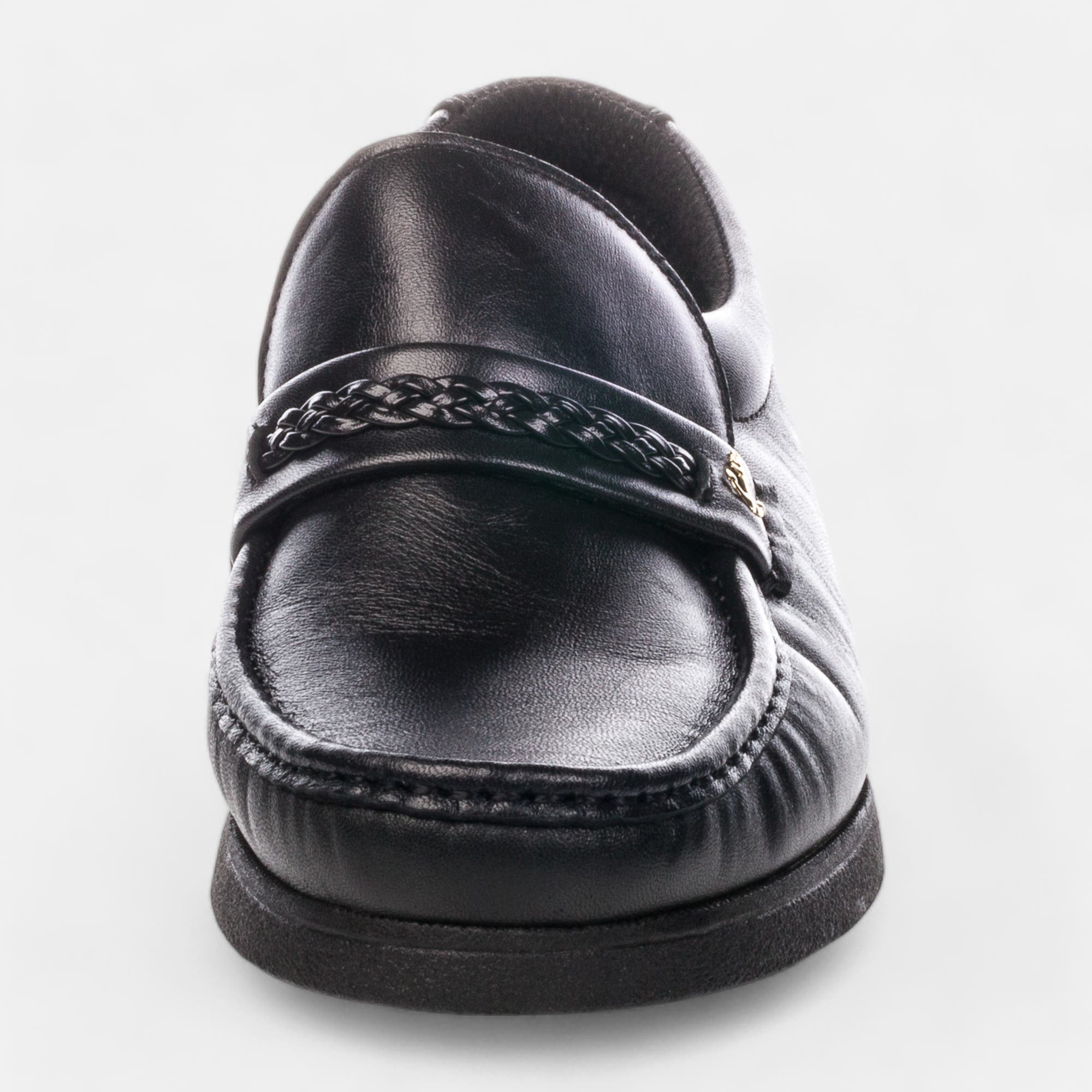 Mocassins Homme en cuir noir