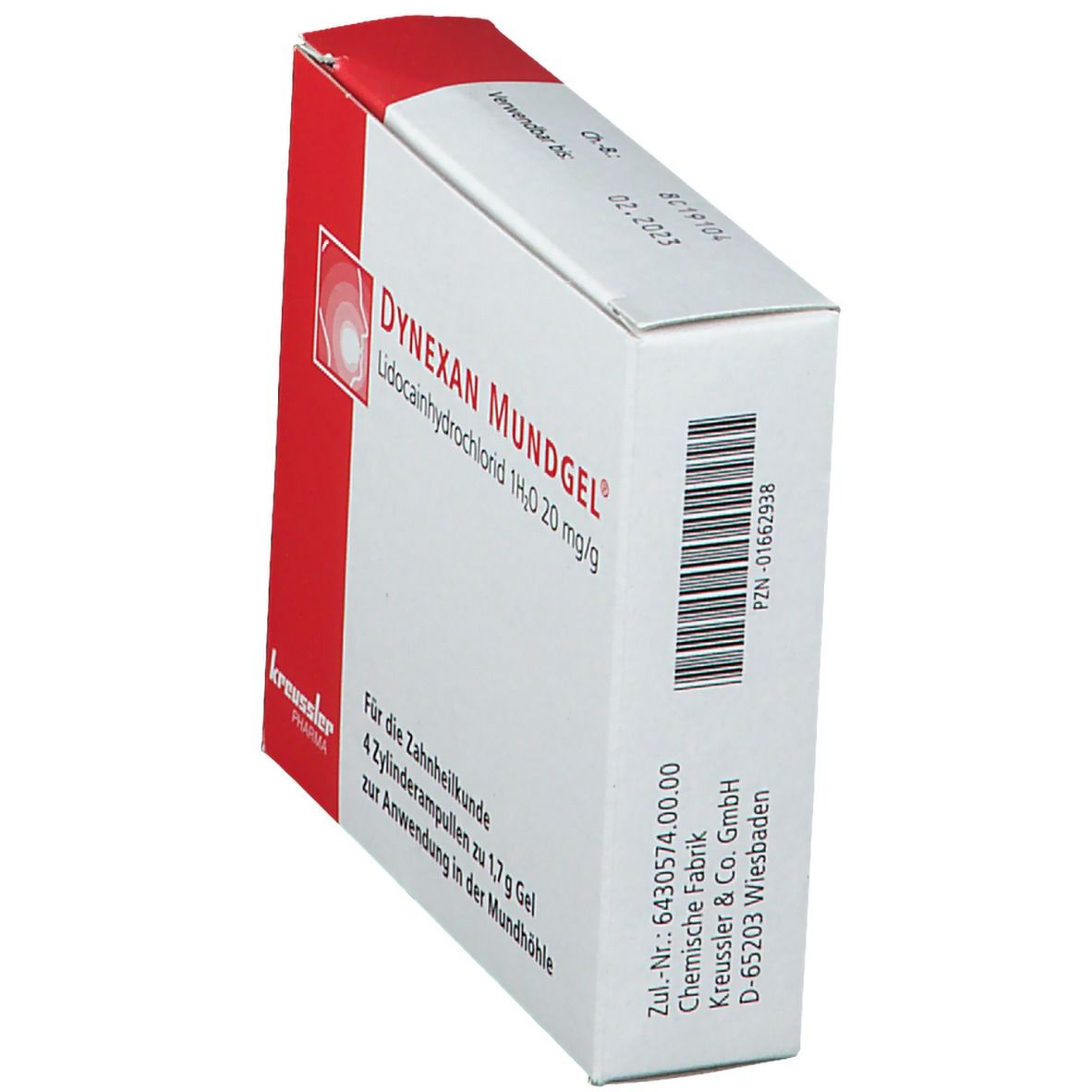 DYNEXAN® Mundgel Zylinderampullen