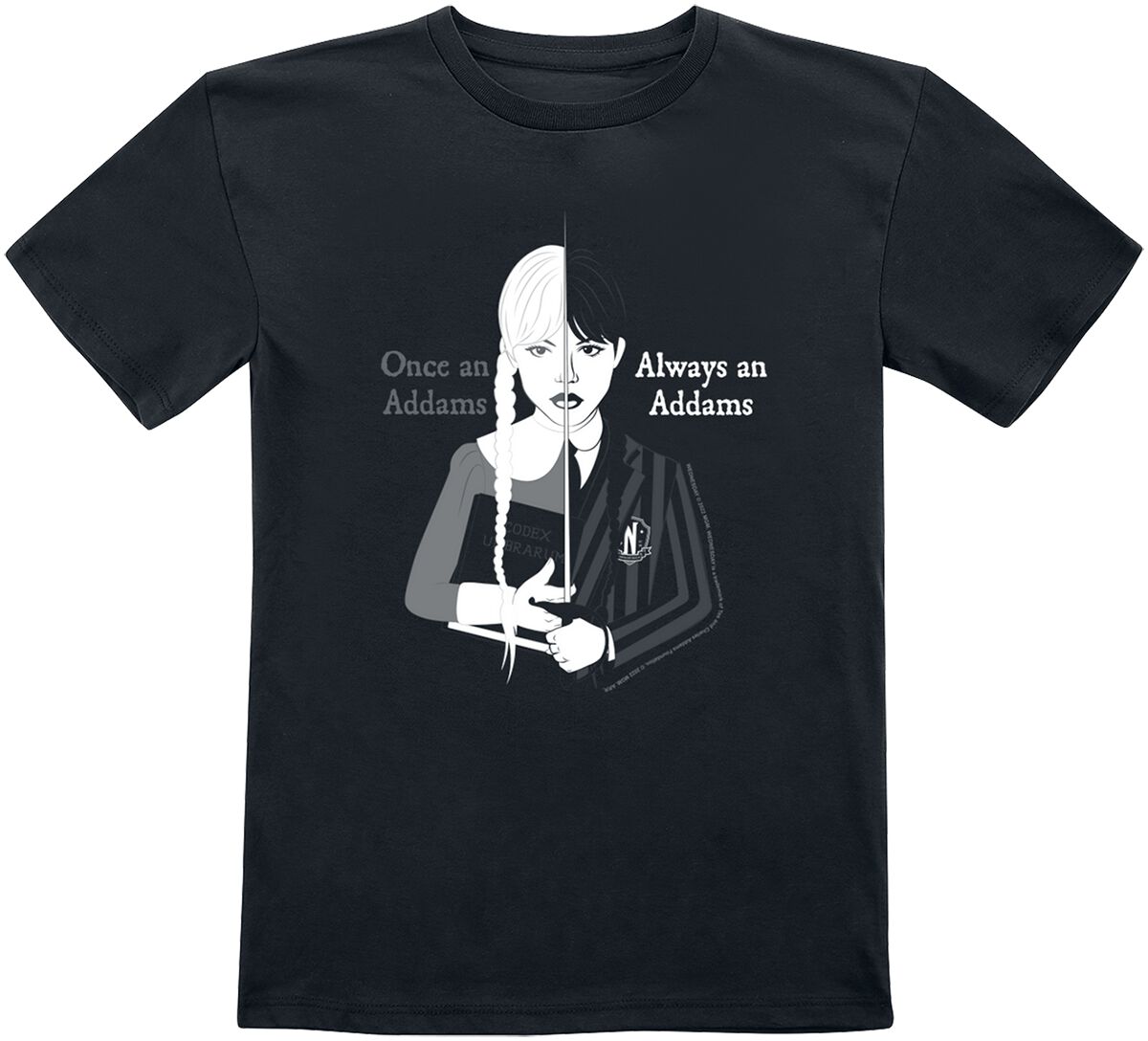 Enfants - Always an Addams | Wednesday T-shirt