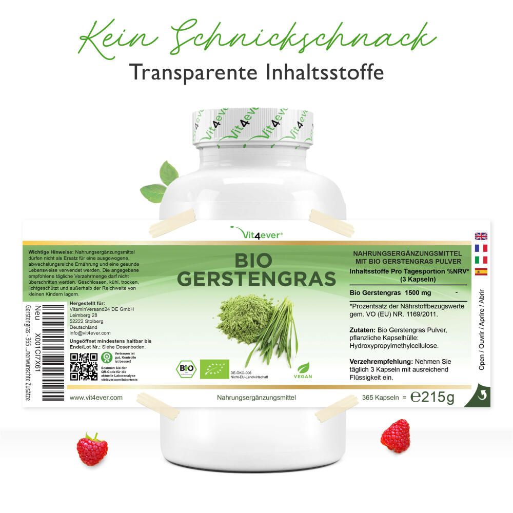 vit4ever Bio Gerstengras