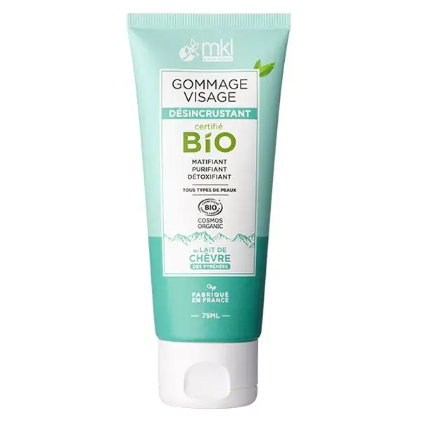 MKL Green Nature Lait de Chèvre Gommage Visage Bio 75ml