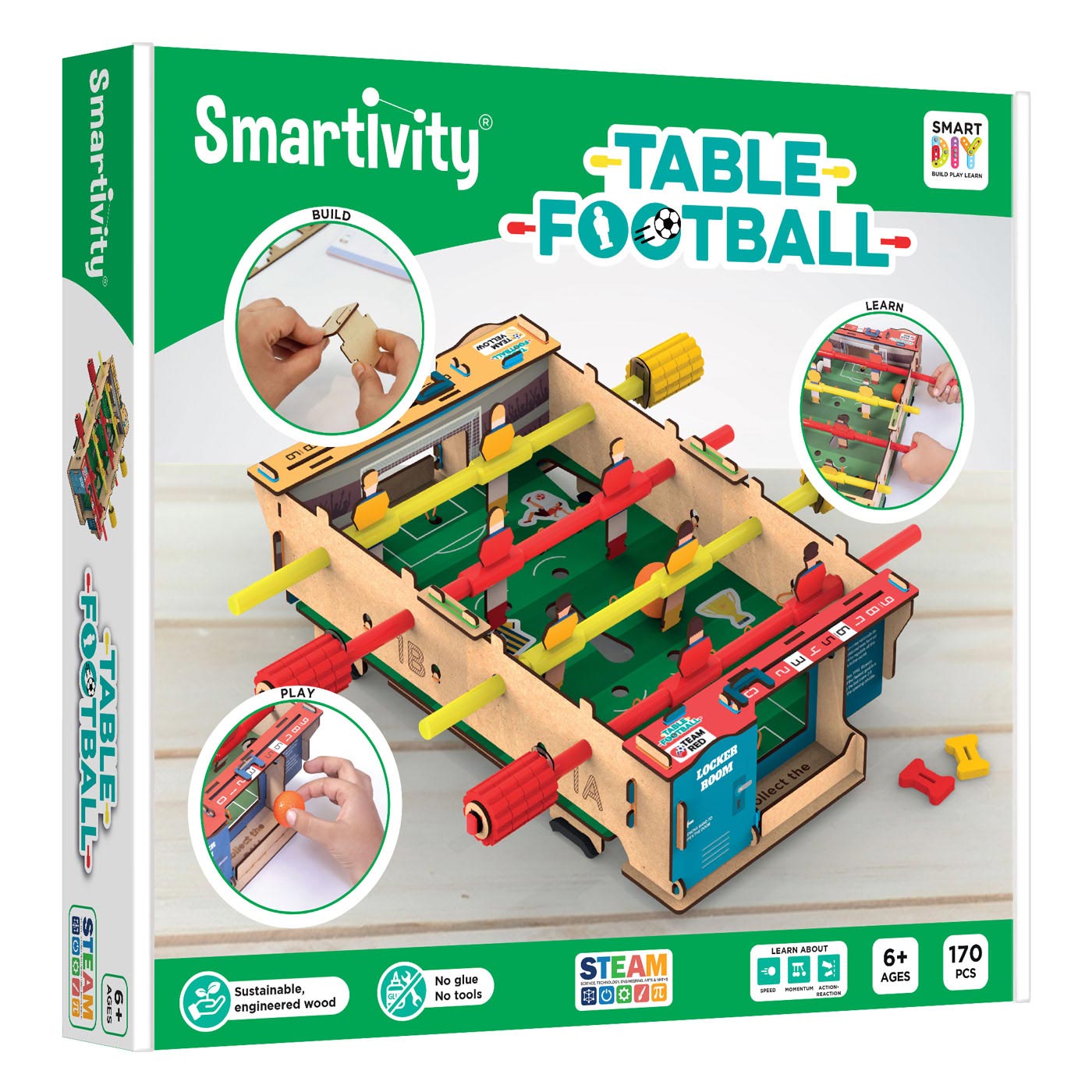 Smartivity Bouw je eigen Houten Tafelvoetbal