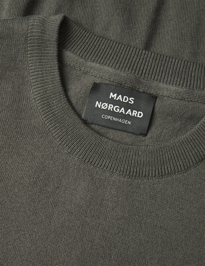 Mads Nørgaard - Copenhagen Tight Cotton Karsten Knit Mørke grøn