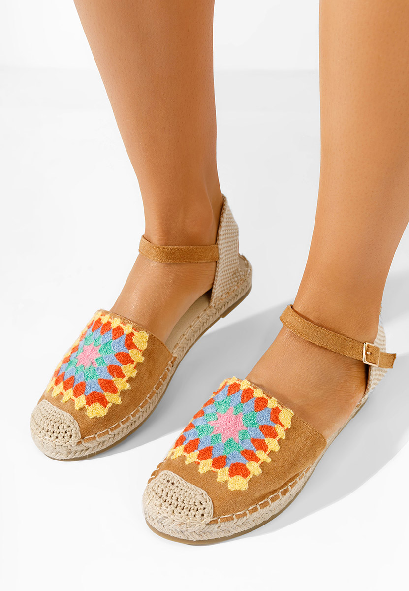 Espadrilles femme chameau Graciella