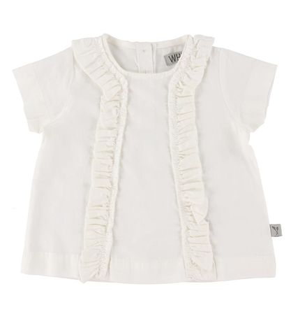 Wheat T-Shirt - Bluse Nicoline - Weiß