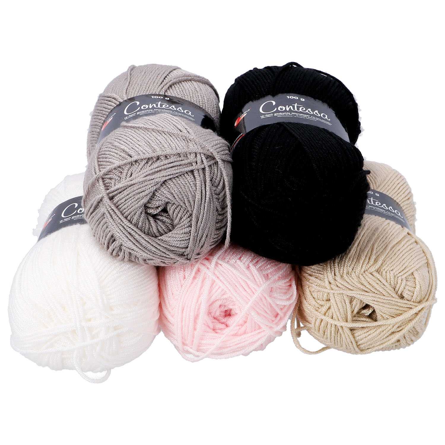 Garn Contessa 100g rose 715