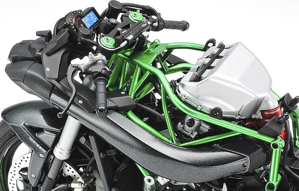 Tamiya - Kawasaki Ninja H2 Carbon Byggesæt - 1:12 - 14136
