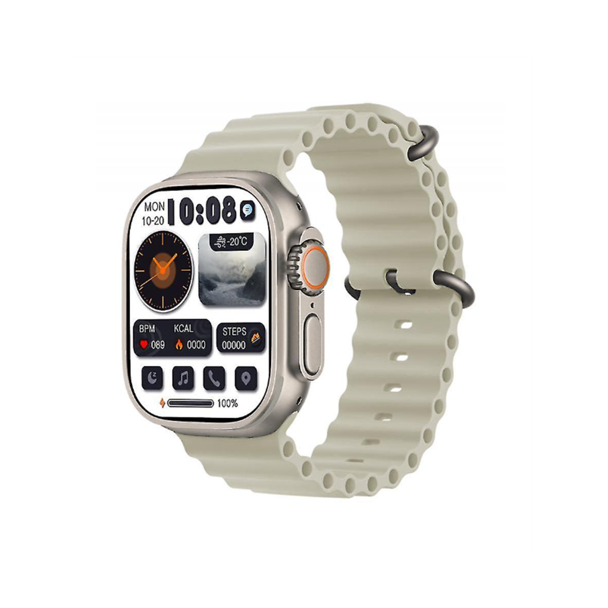 Smartwatch Smartek SW-HK8PM, tela AMOLED, bússola e chamadas Bluetooth.