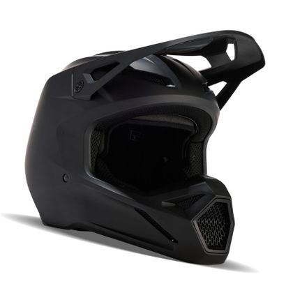 Casque cross Fox YOUTH V1 MATTE - Noir