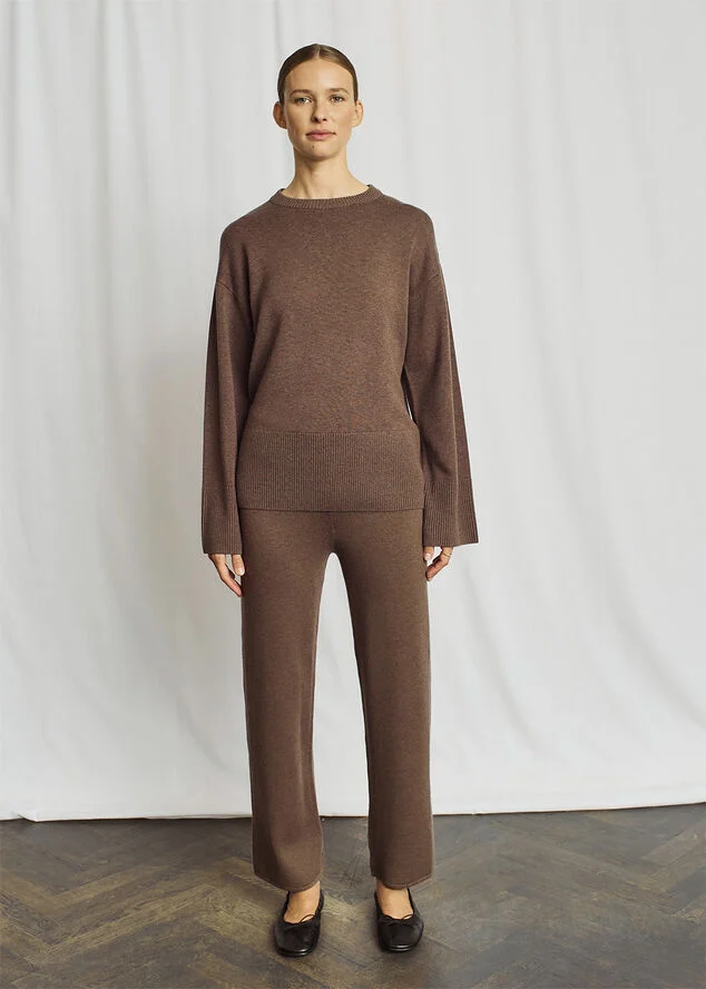 Bruun & Stengade BS Adalyn Knitwear - Merino Wool Blend Brown