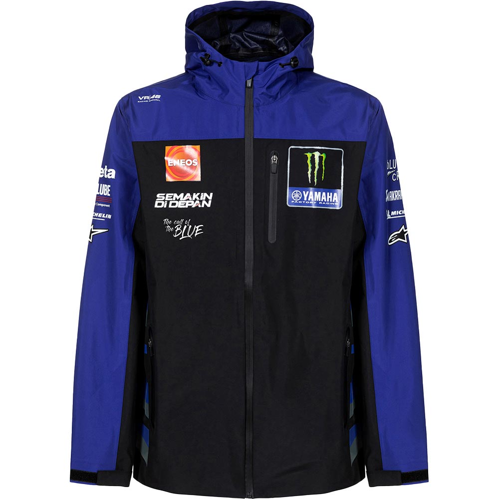 yamaha - Veste à capuche Monster Energy Noir / Bleu