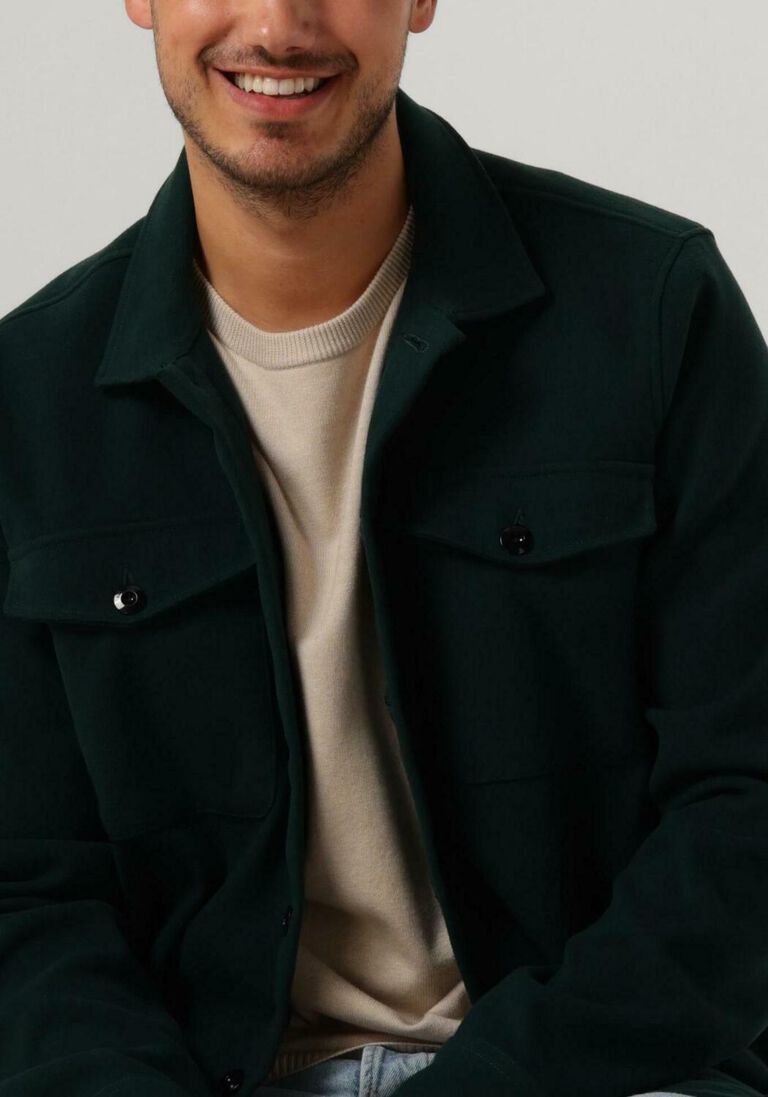 BUTCHER OF BLUE groene butcher of blue overshirt saturn mk. 3 army wool overshirt