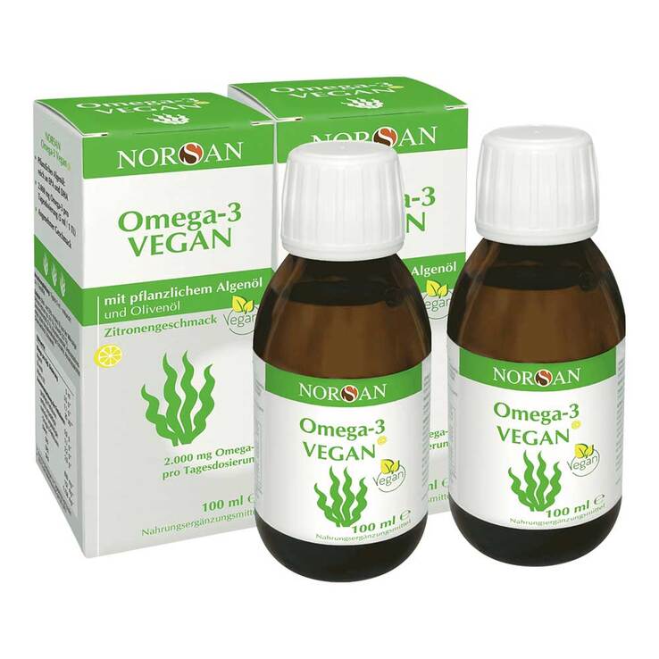 Norsan Omega-3 vegan flüssig, 2x100 ml