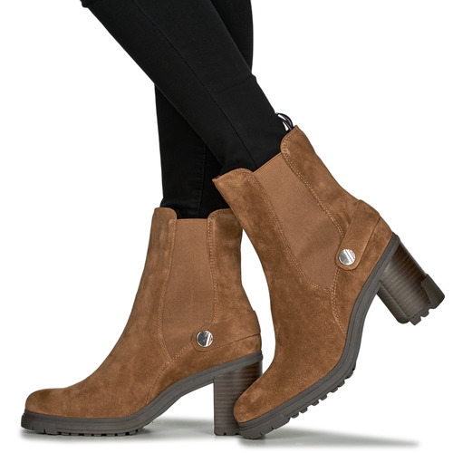 Tommy Hilfiger - Outdoor High Heel Boot - Cognac