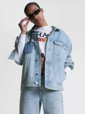 Jaqueta jeans oversized Archive Daisy