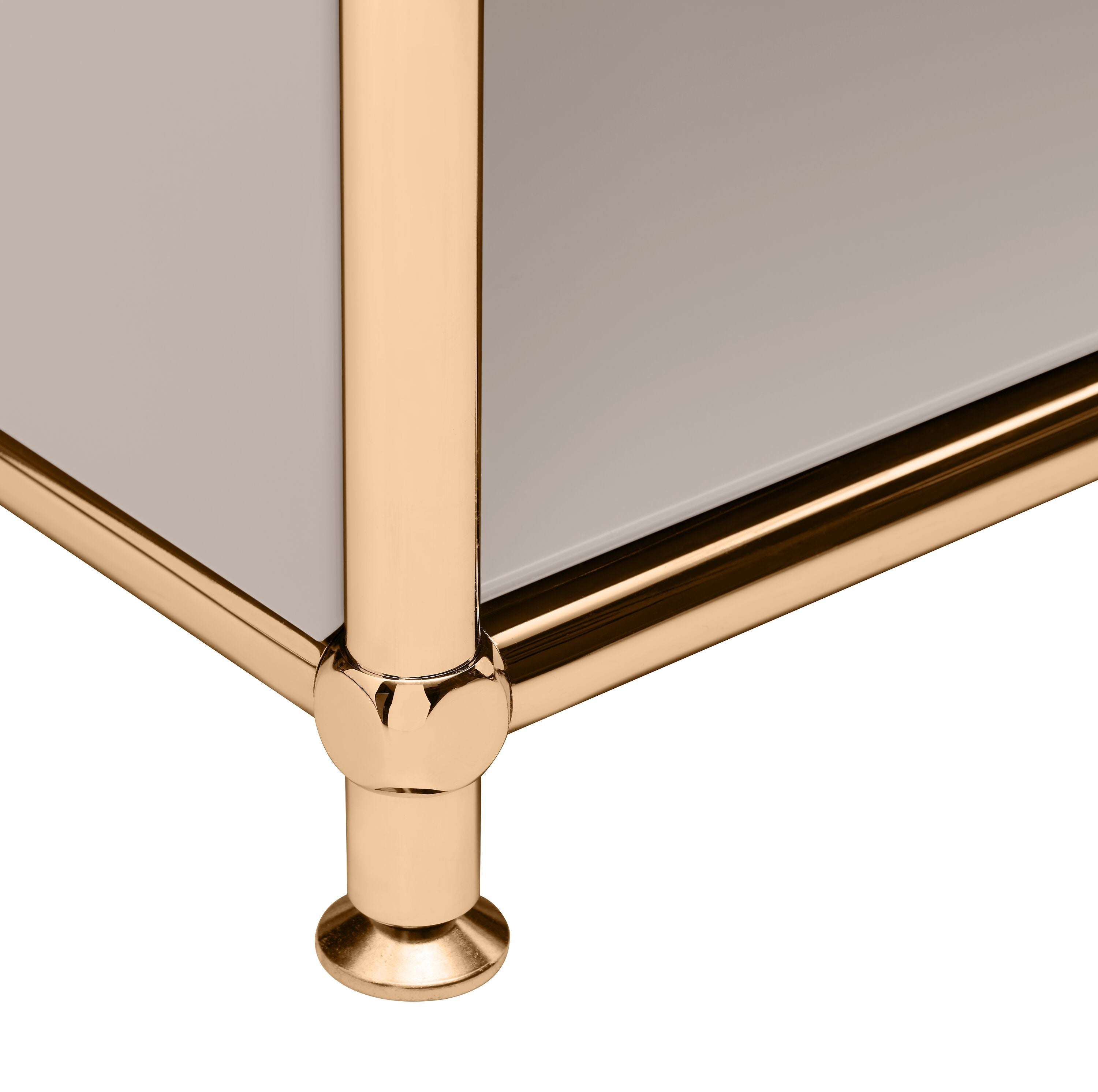 FLEXCUBE Schreibtisch - Taupe / B: 152.0 cm x T: 40.0 cm x H: 100.0 cm