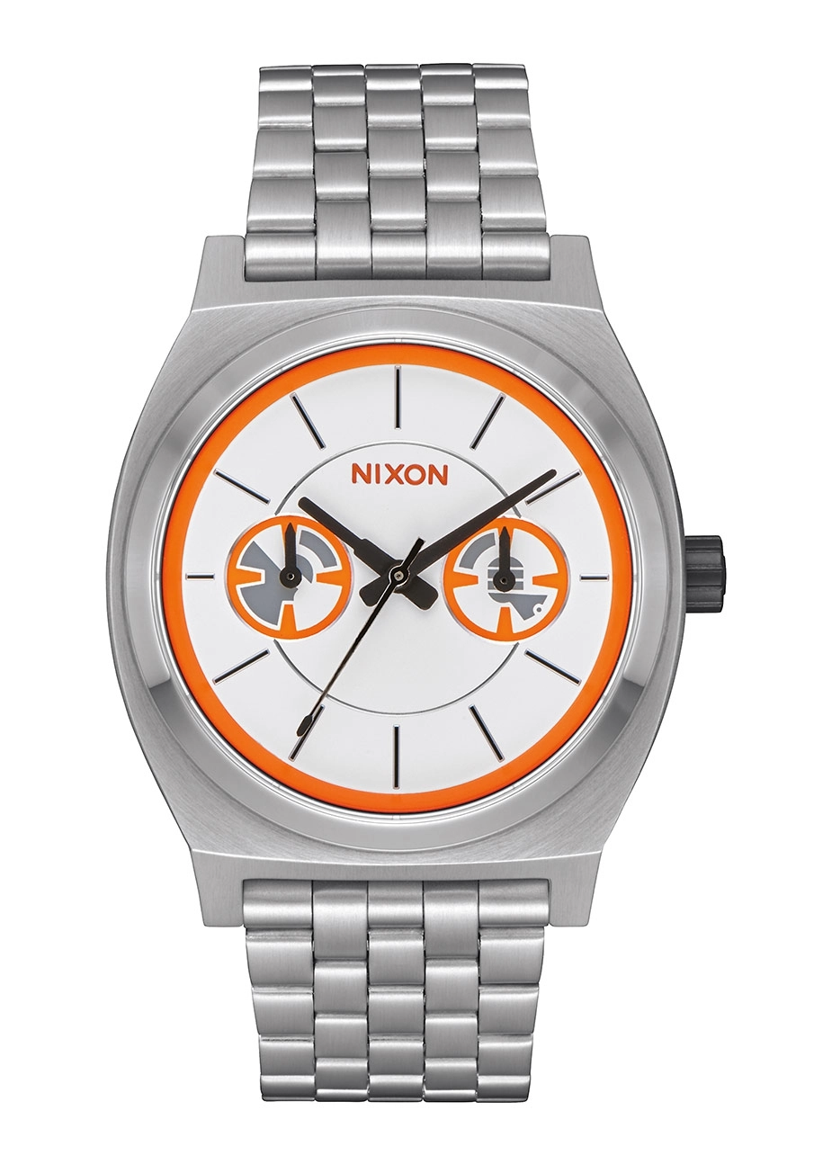 Unser Angebot des Tages: Nixon Star Wars The Time Teller Deluxe SW BB-8 Silver / Orange