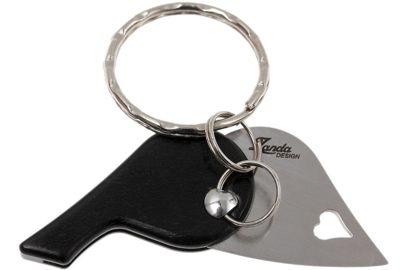 LionSteel LionBeat ebbenhouten sleutelhangerzakmes