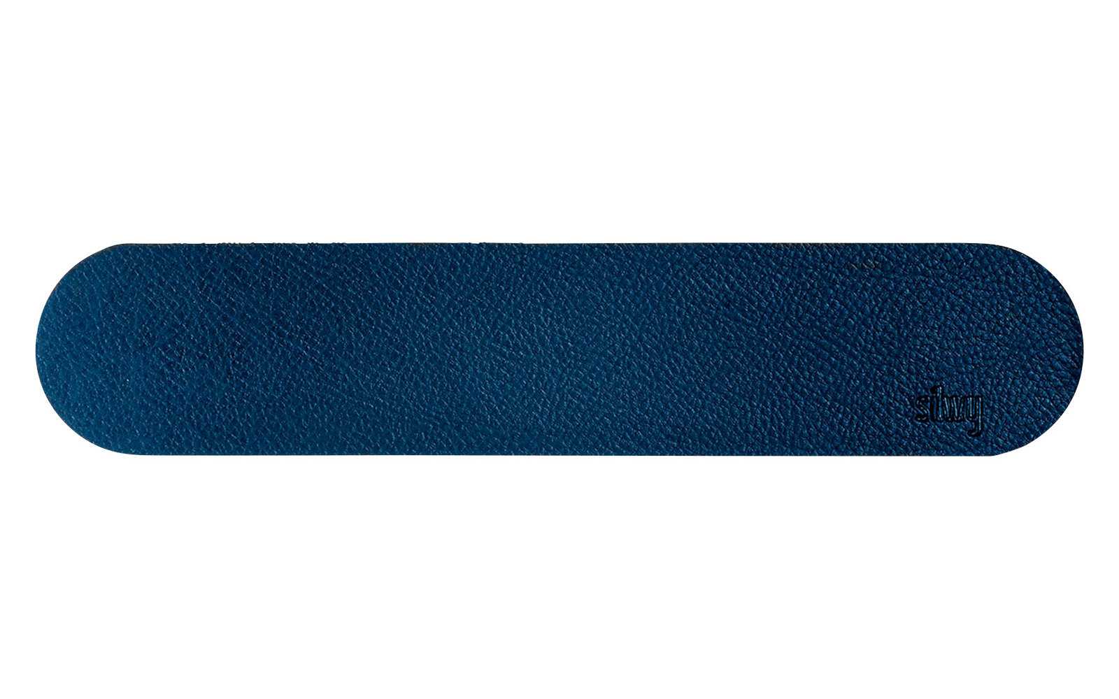 silwy® Metall-Leiste 25 cm mit Ledercoating black