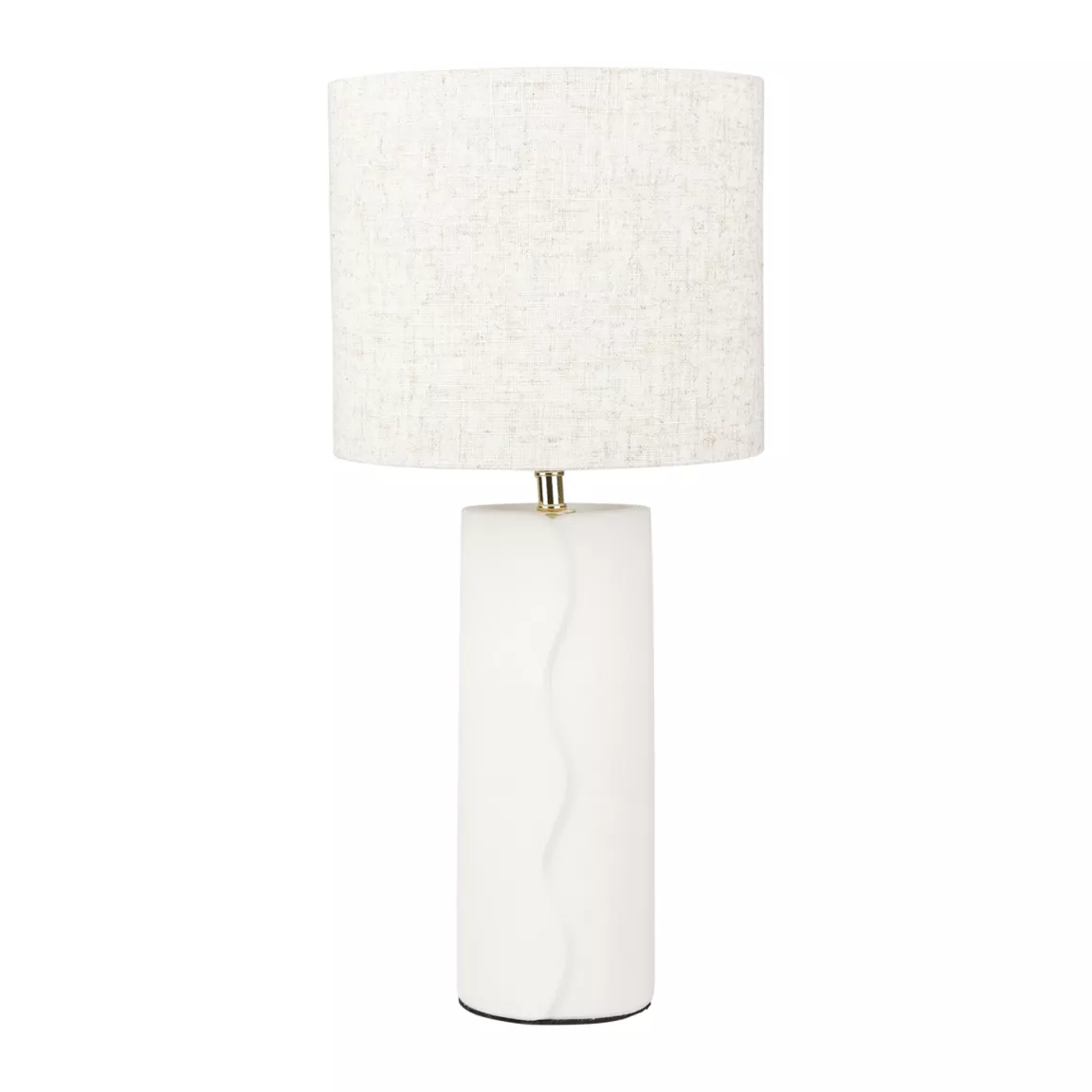 Lampe à poser céramique (H44 cm) Isaure Beige