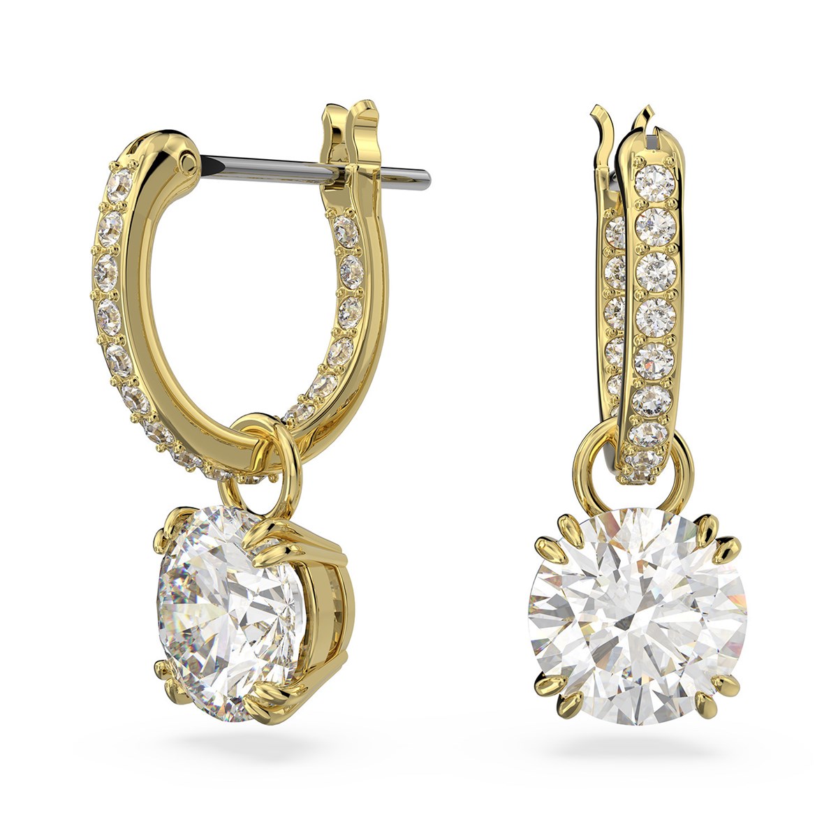 Boucles d'oreilles Swarovski Constella dorées