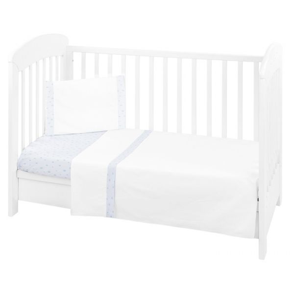 Kikkaboo Conjunto Jogo de Cama 3 Peças 60x120cm Little Fox